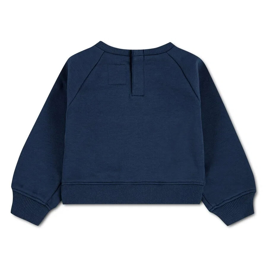 Детская толстовка Levi's Kids 'FLORAL BATWING' в темно-синем и светло-голубом цветах — фото 2