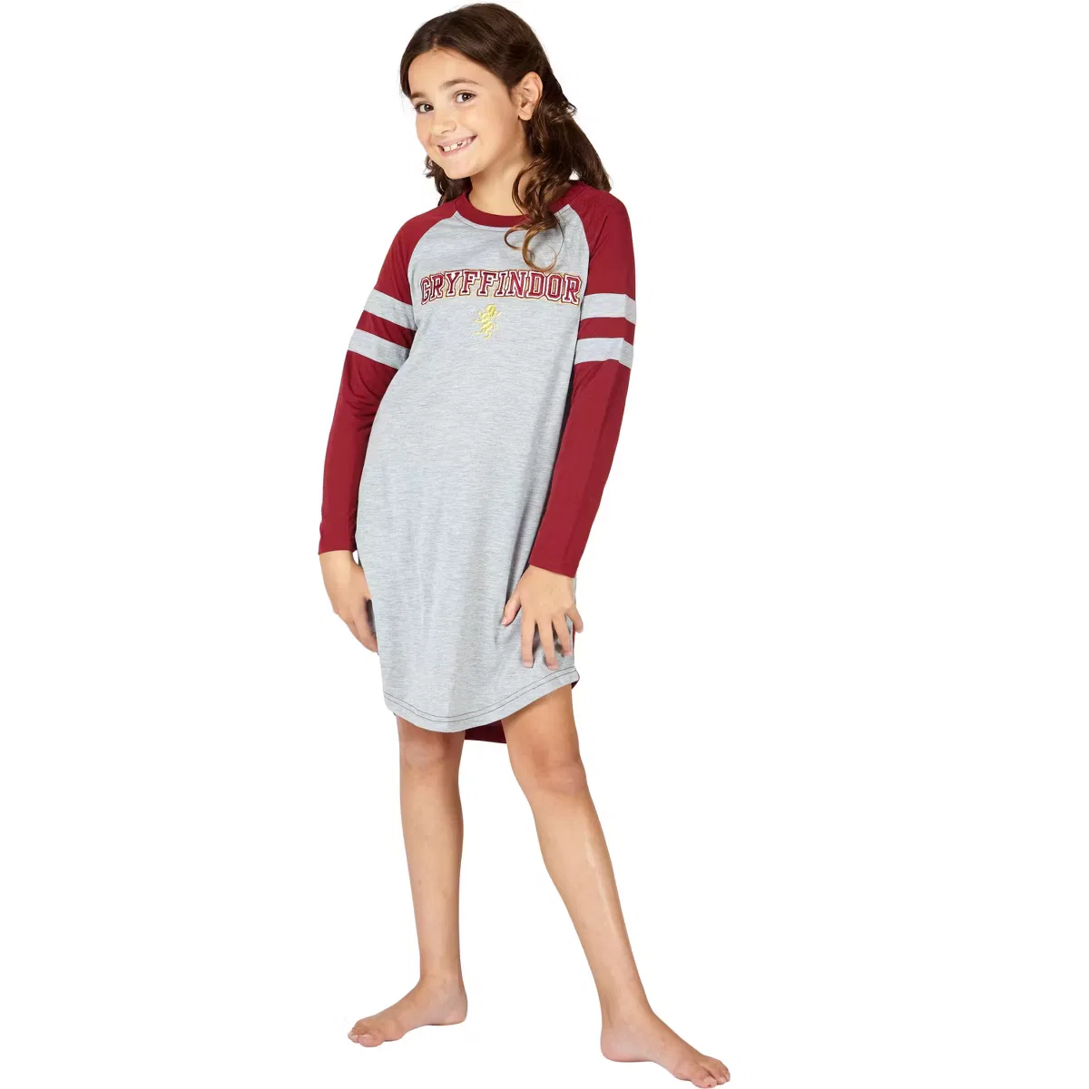 Ночная рубашка с принтом Harry Potter Hermione Varsity Gryffindor Quidditch Fantastic Pajama Holiday INTIMO, gryffindor — фото 3
