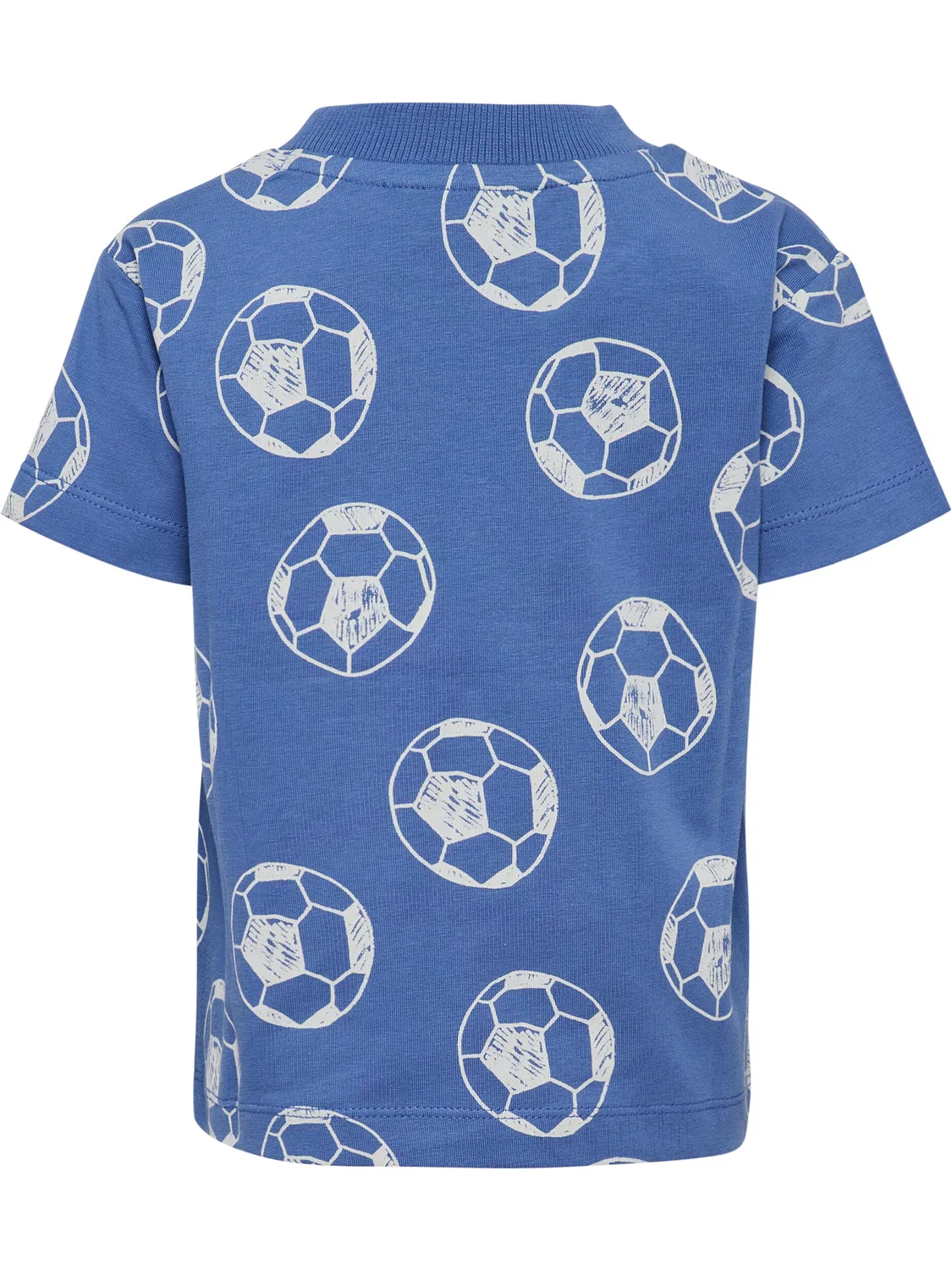 Детская футболка с принтом Hmlmini Loose Aop T-Shirt Hummel, Цвет BLAU / Mediterranes Blau / Berlinerblau — фото 2