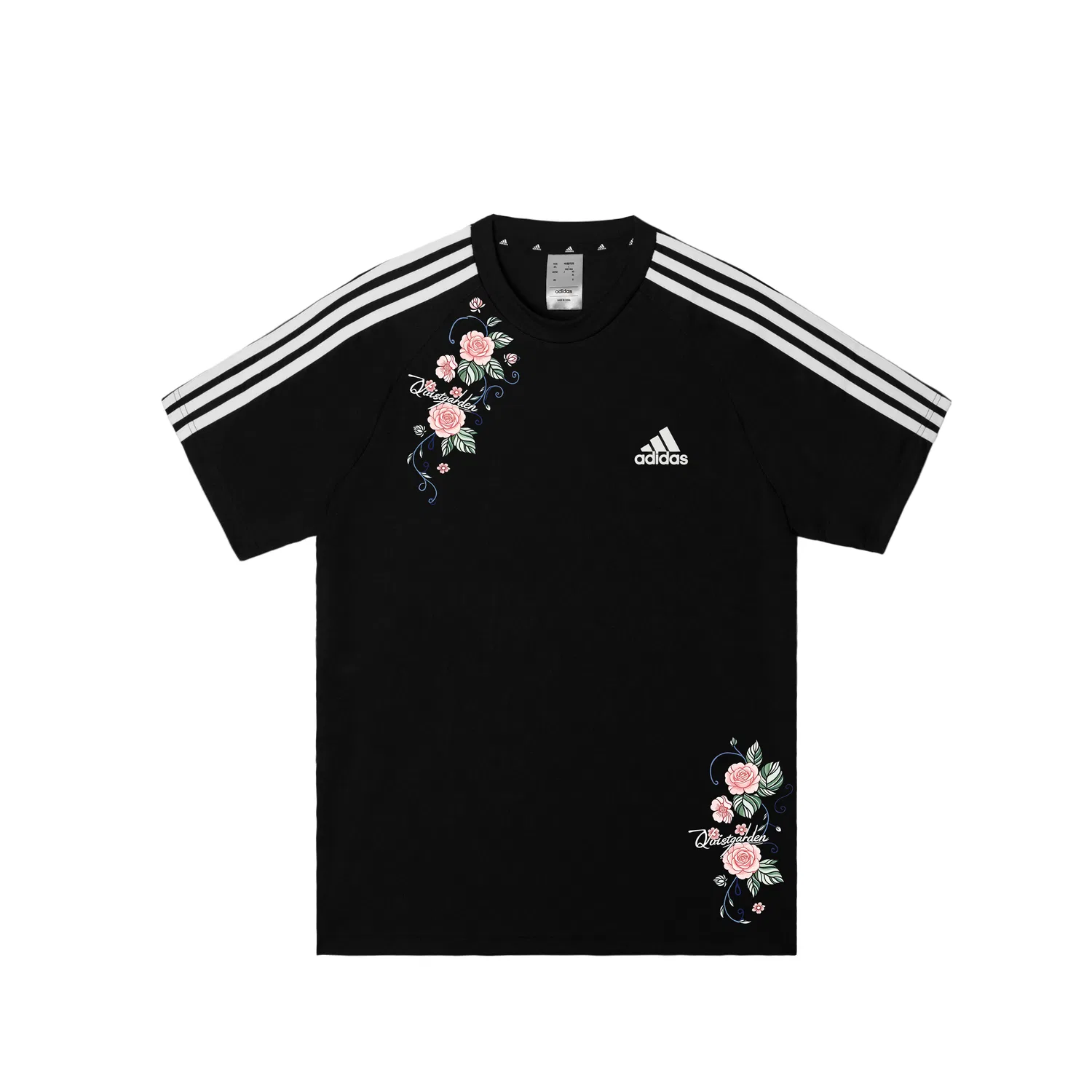 Мужская футболка с принтом Football T Shirts Adidas, Black