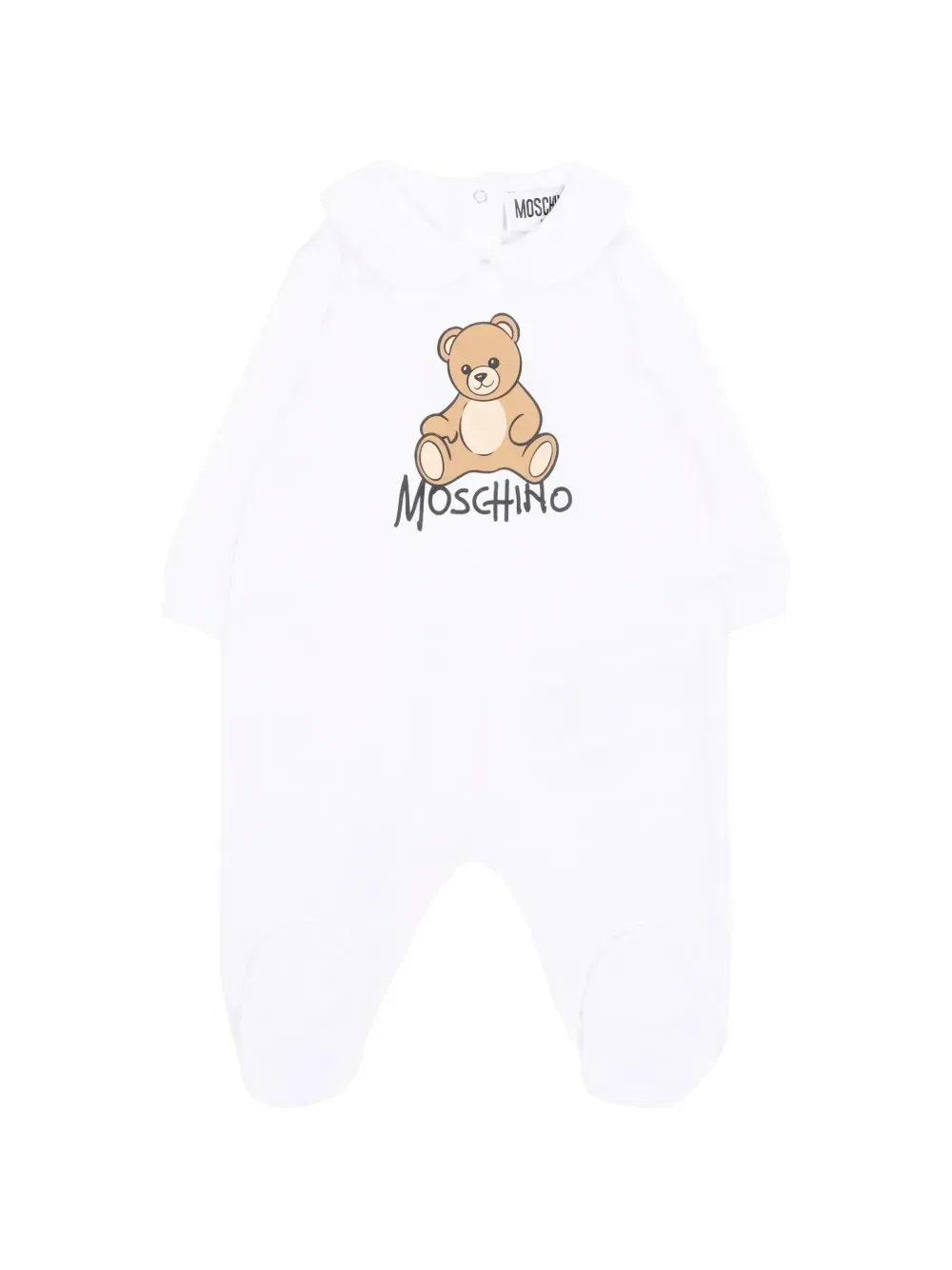 Пижама с принтом плюшевого мишки Moschino Kids, белый