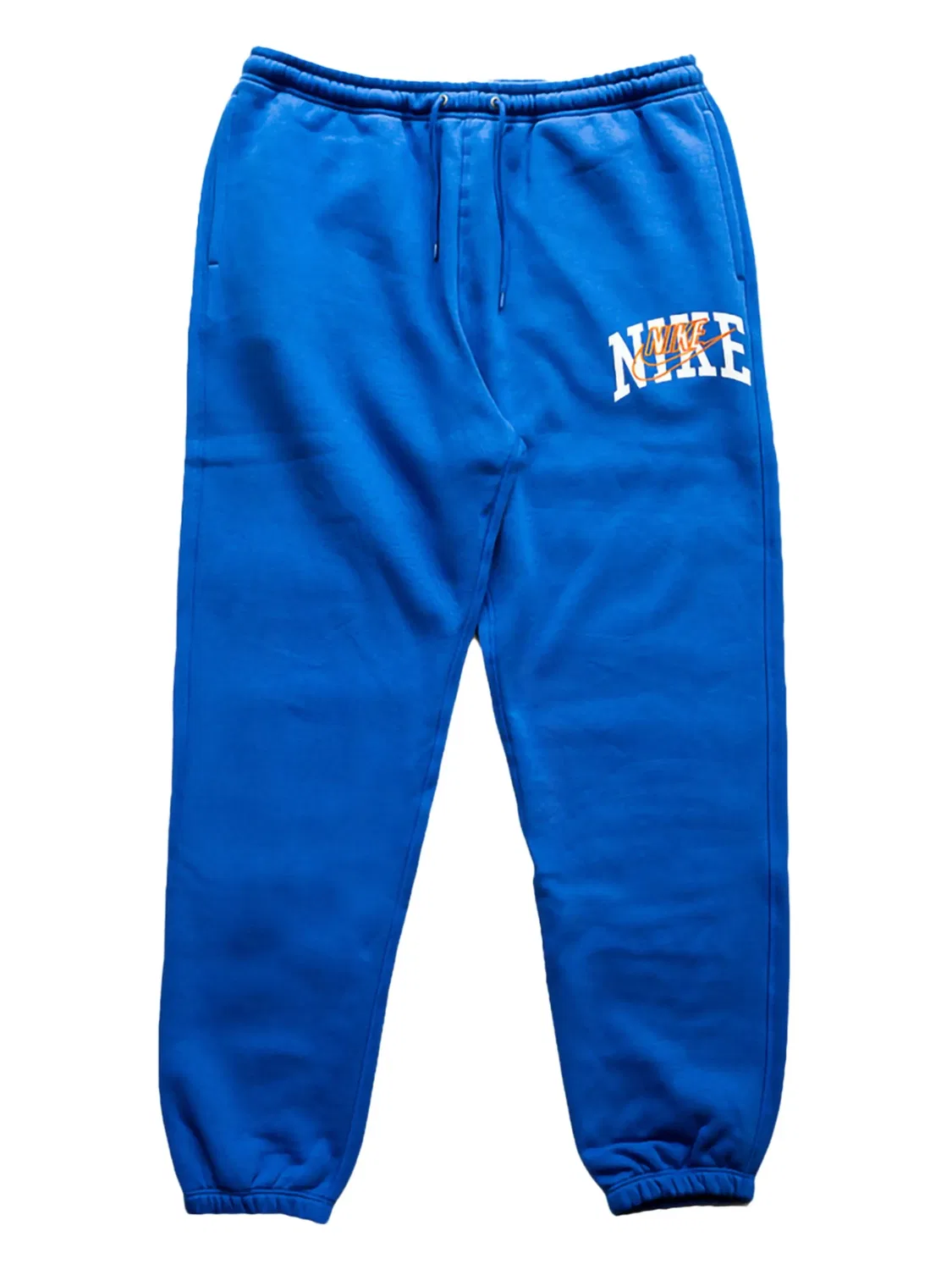 Спортивные брюки Club Game Royal/Safety Orange Nike, синий