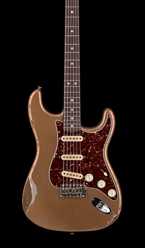 

Fender Custom Shop Austin Macnutt Masterbuilt Empire 67 Stratocaster Relic - Firemist Gold #65952