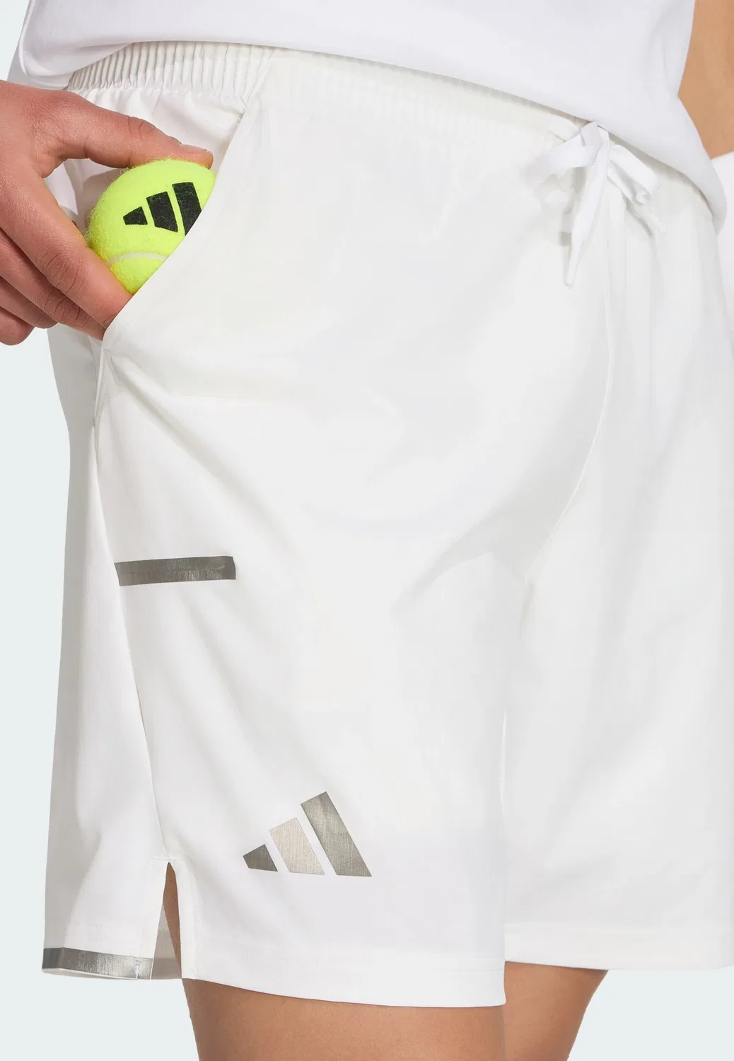 Спортивные шорты Adidas Performance Regular белого цвета — фото 4