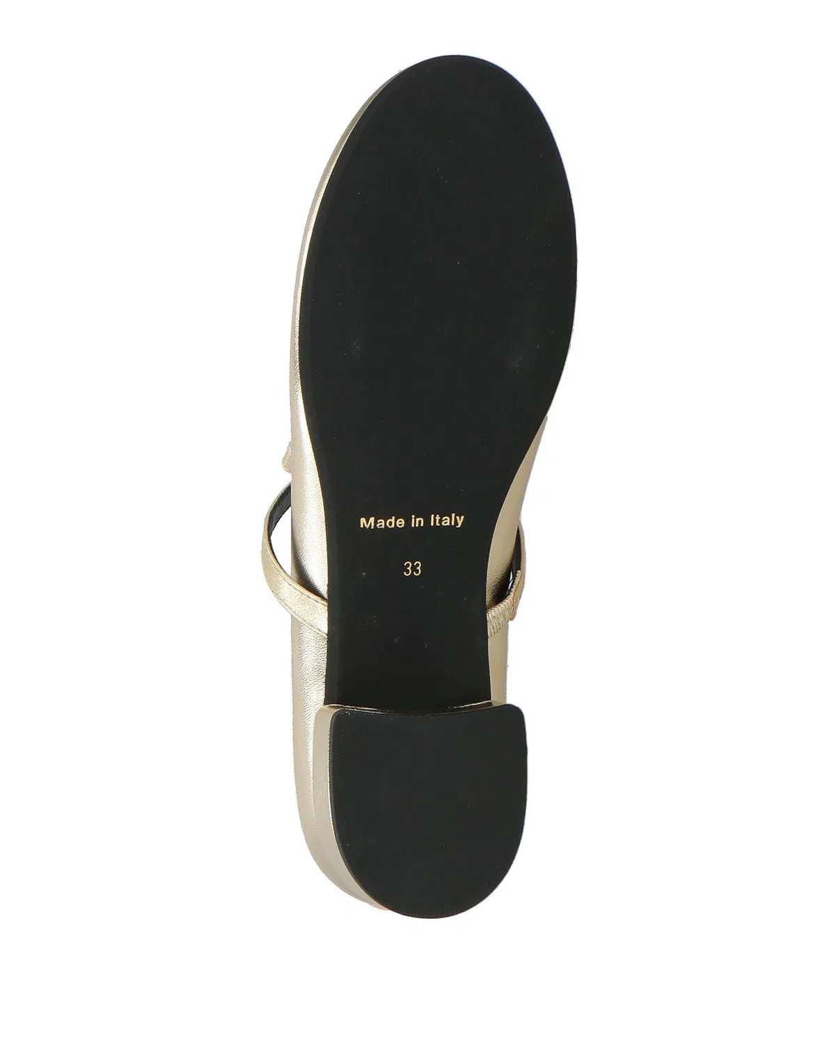 Детские балетки для девочек Mary Jane Flats Versace Young, золотой — фото 4