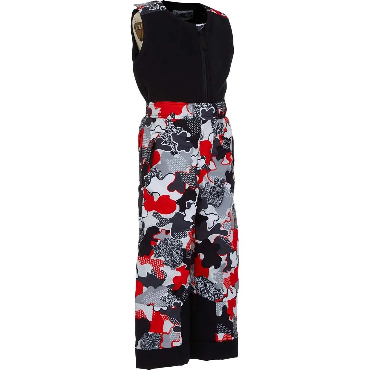 Штаны Expedition с флисовым нагрудником, с утеплителем Primaloft, Spyder, Web Camo Volcano