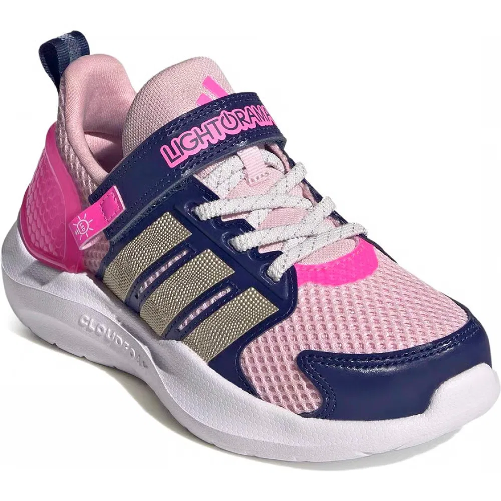 Детские кроссовки Lightorama Runner на эластичных шнурках Adidas, Pink/Pink/Pink