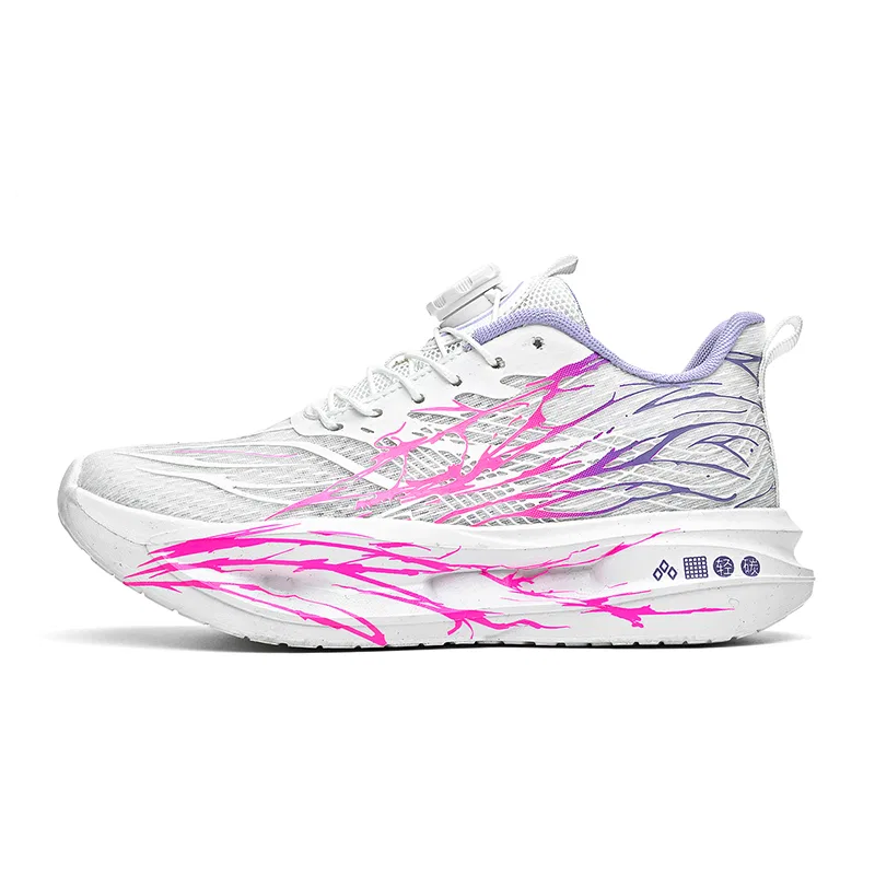 Детские кроссовки для мальчиков с шнуровкой White Purple VENICEW, White Purple