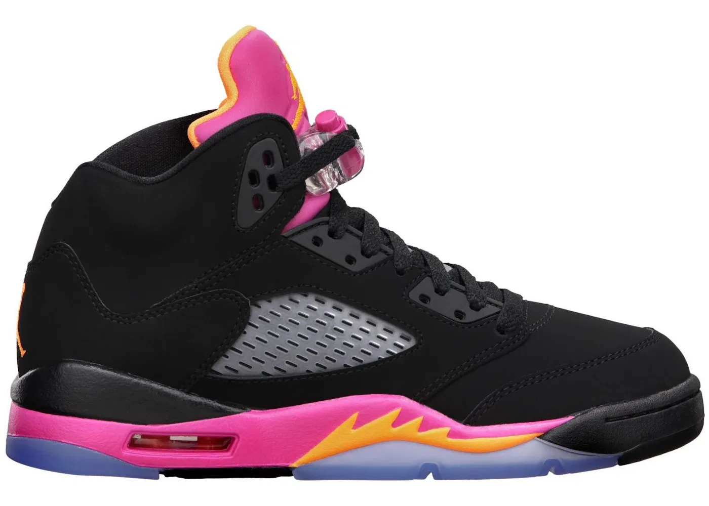 Детские кроссовки Lifestyle Jordan 5 Retro, Black/Bright Citrus-Fusion Pink