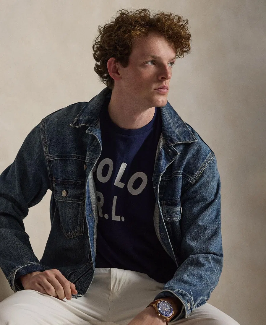 Футболка с коротким рукавом классического кроя Polo Ralph Lauren, Newport Navy — фото 3