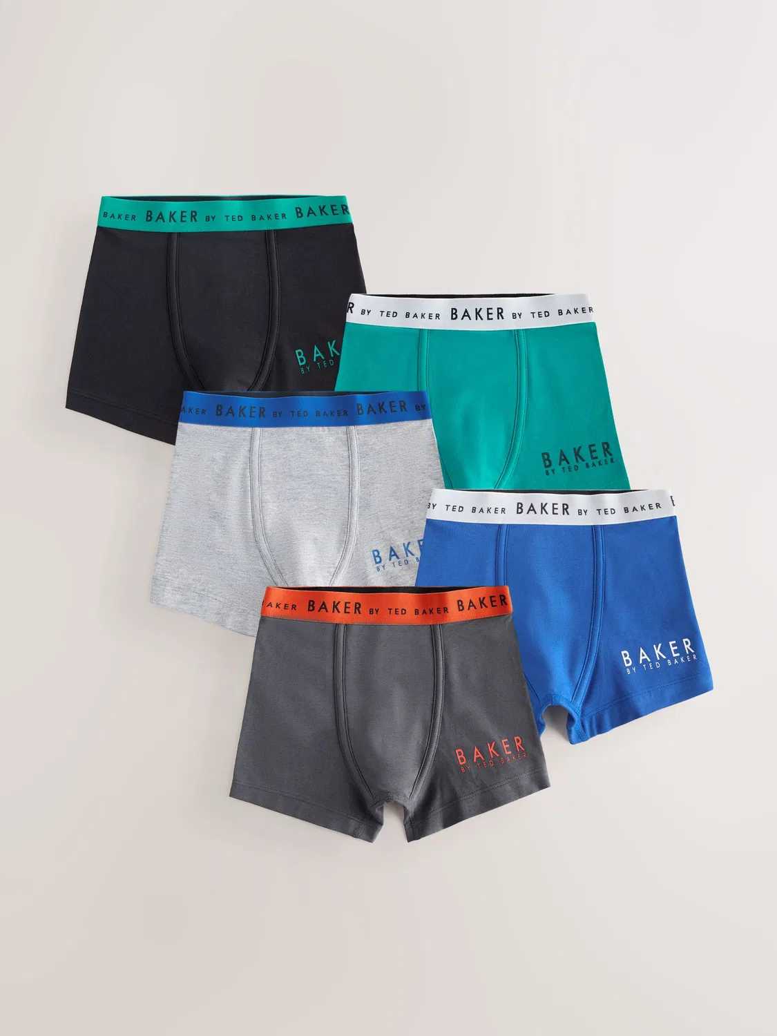 Набор боксеров 5 шт Baker by Ted Baker, мультиколор