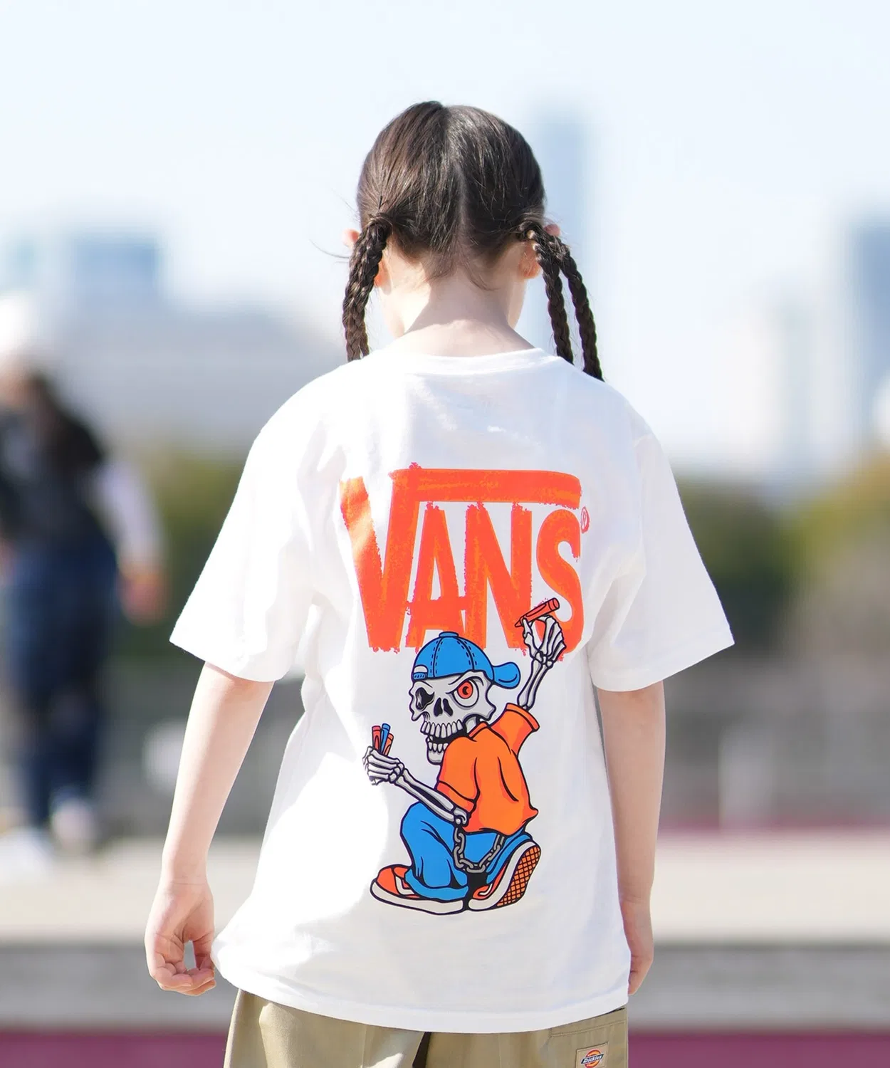 Детская футболка с принтом VANS, Purple — фото 3