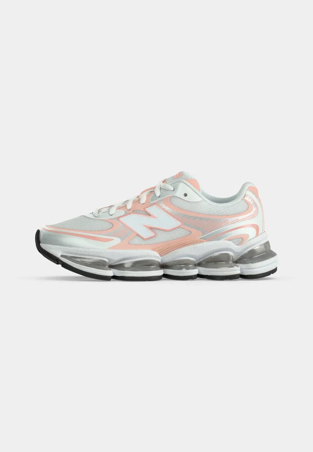 2000 унисекс - кроссовки New Balance, Pink Haze/Silver-Coloured Metallic — фото 2