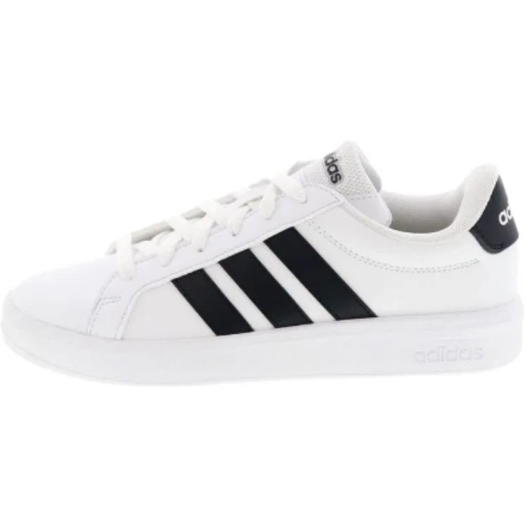 Детские кроссовки для скейтбординга с низким верхом GRAND COURT 3.0 Adidas, White Black