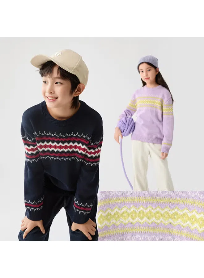 Свитер детский с круглым выворотом Fair Isle Balabala