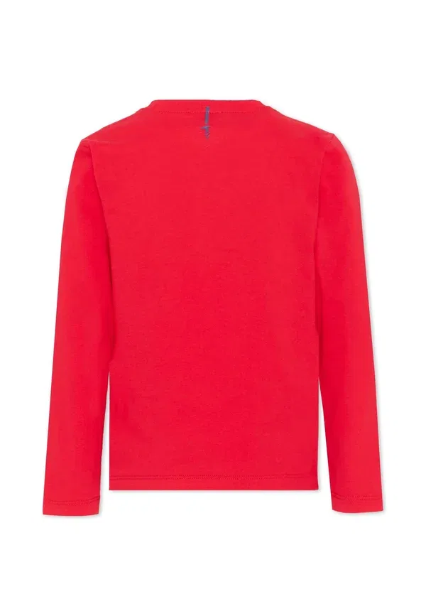 Футболка с длинным рукавом, хлопок, Tru Trussardi Junior, red, красный — фото 2