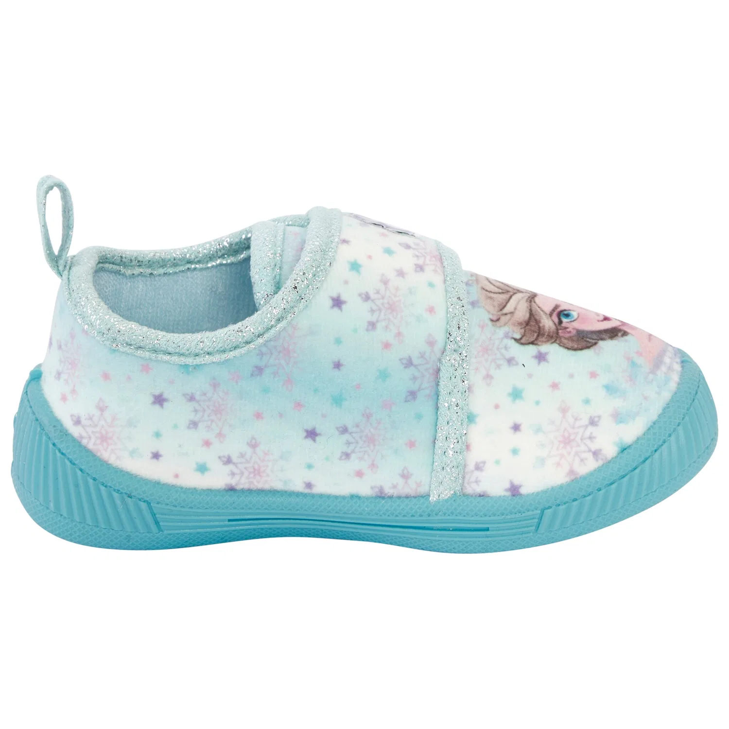 Детские домашние тапочки с принтом Frozen Disney, Light Blue — фото 3