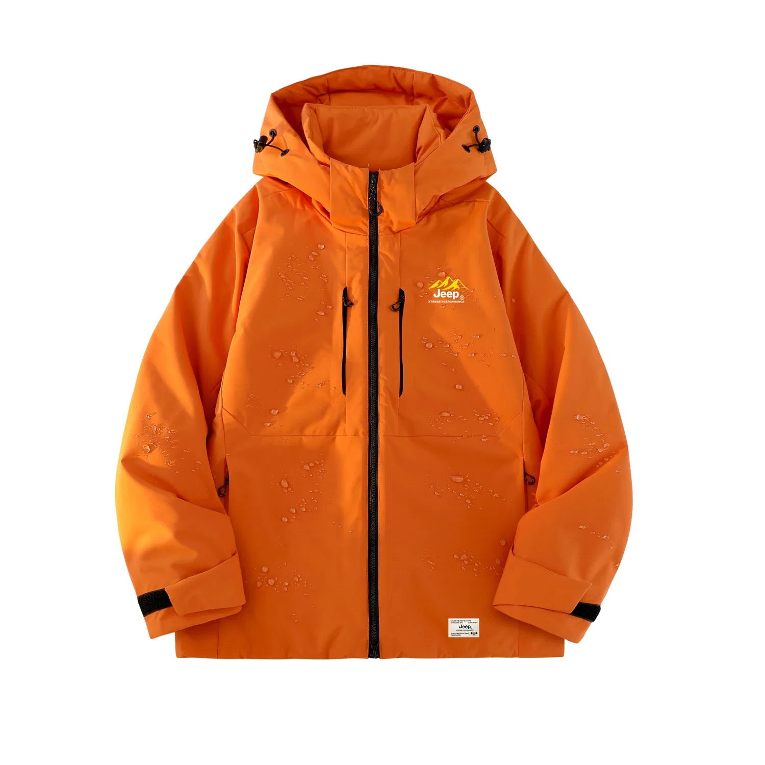 Детский пуховик с капюшоном Jeep, Oxidized Orange