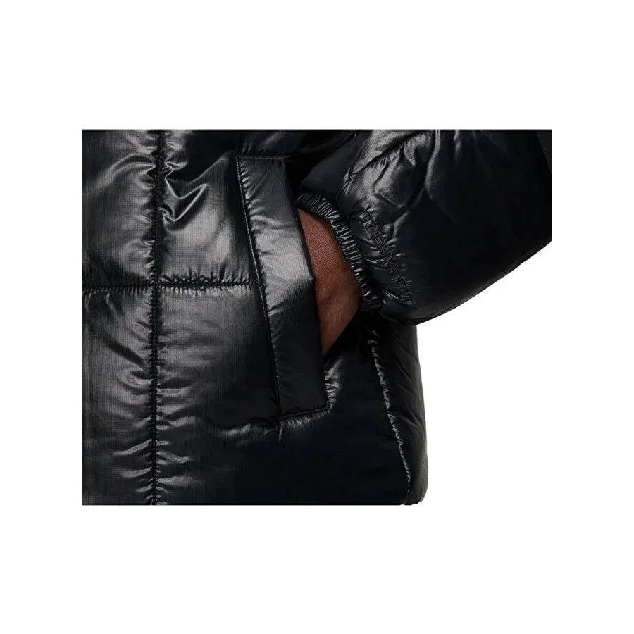 Женский пуховик Therma Fit Classic Puffer Shine Nike, Оливковый — фото 4