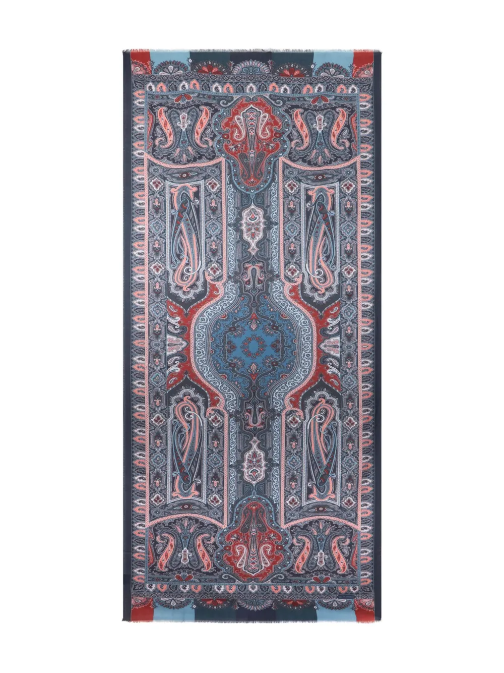 

Шарф с узором пейсли ETRO, синий