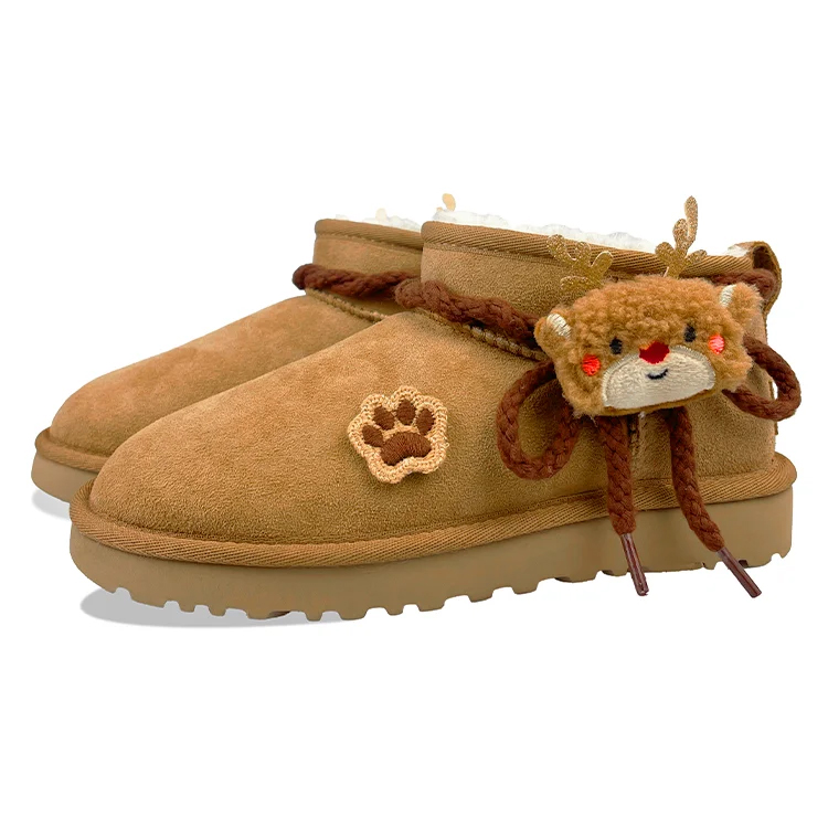 Ботинки короткие UGG, коричневый — фото 3