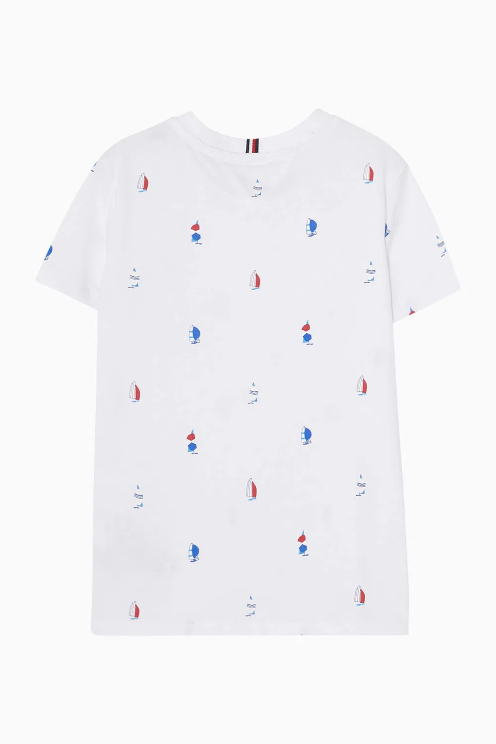 Футболка с принтом парусника Tommy Hilfiger, белый — фото 2