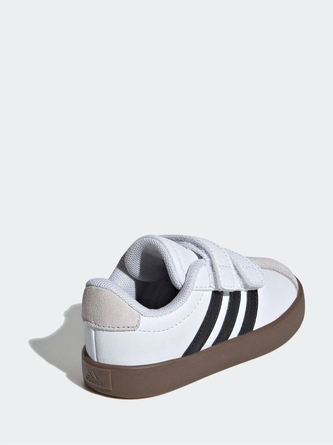 Кроссовки детские adidas VL Court 3.0, белые/черные — фото 4