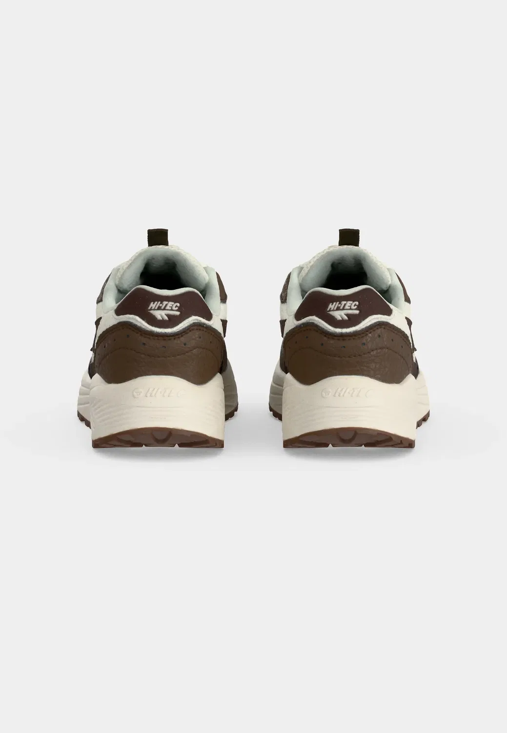 Детские кроссовки унисекс с теневым шнурком Hi-Tec Hts74, Gardenia/Chocolate Plum/Cracked Coffee — фото 4