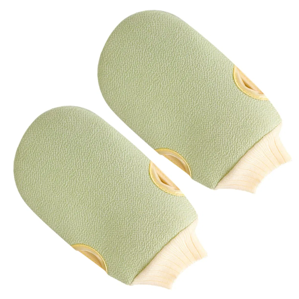 Перчатки для пилинга Healeved, набор 6 шт, 23,2x12,5 см, Light Green — фото 2