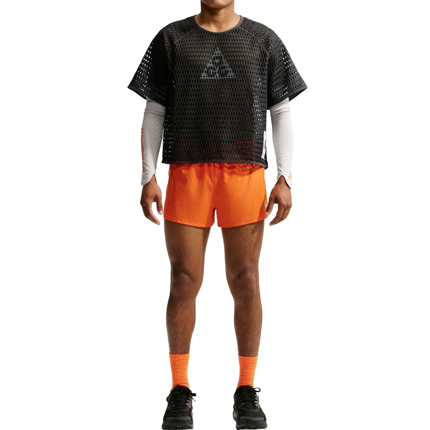 Мужская футболка с технологией Dri-FIT Nike ACG Radical AirFlow 'Anthracite Cool Grey', черный — фото 2