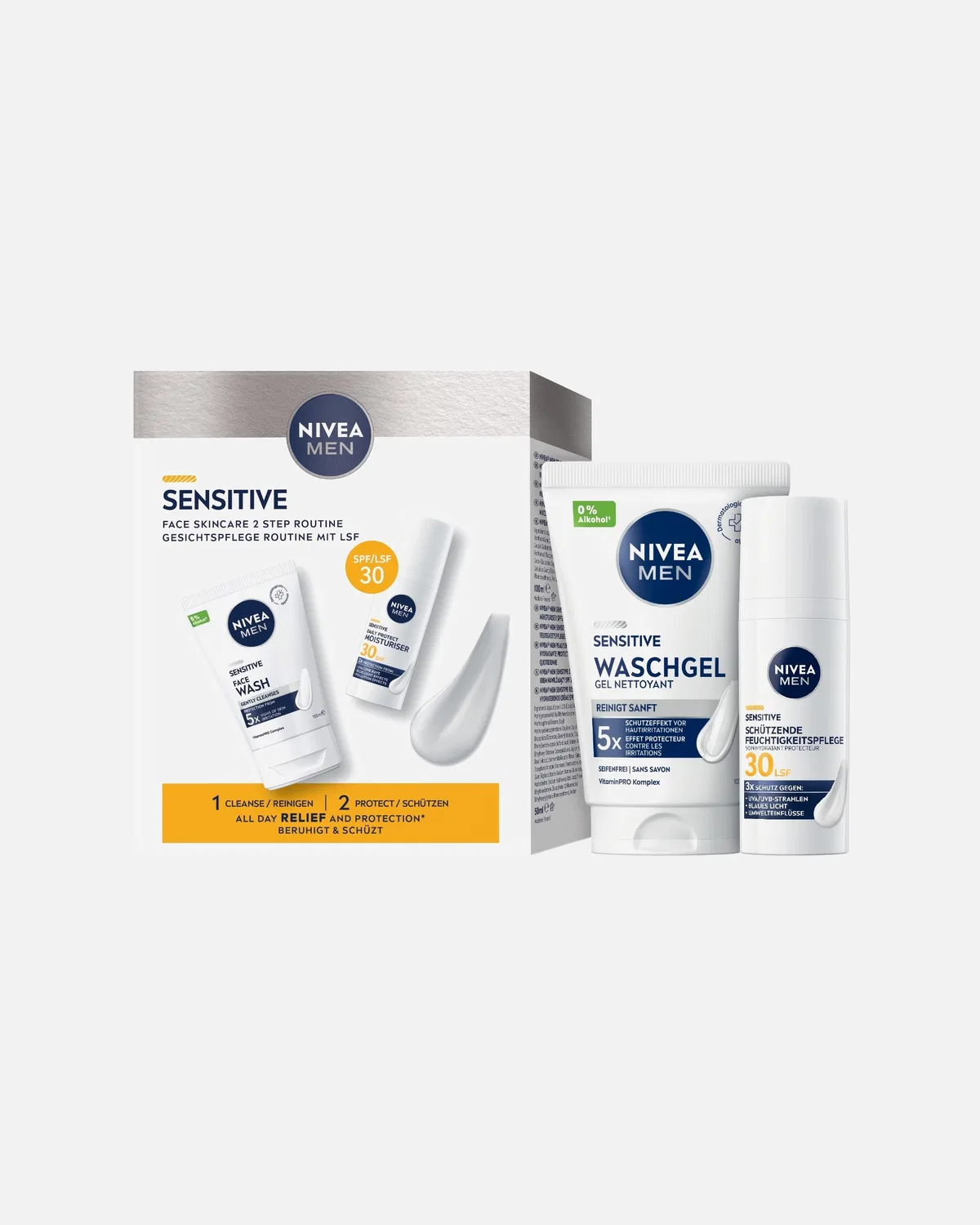 Набор средств по уходу за чувствительной кожей лица Nivea для мужчин, 1 Stück