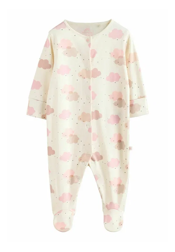 Комплект из 7 боди с длинным рукавом Regular fit sleep suit Next pink, розовый — фото 4