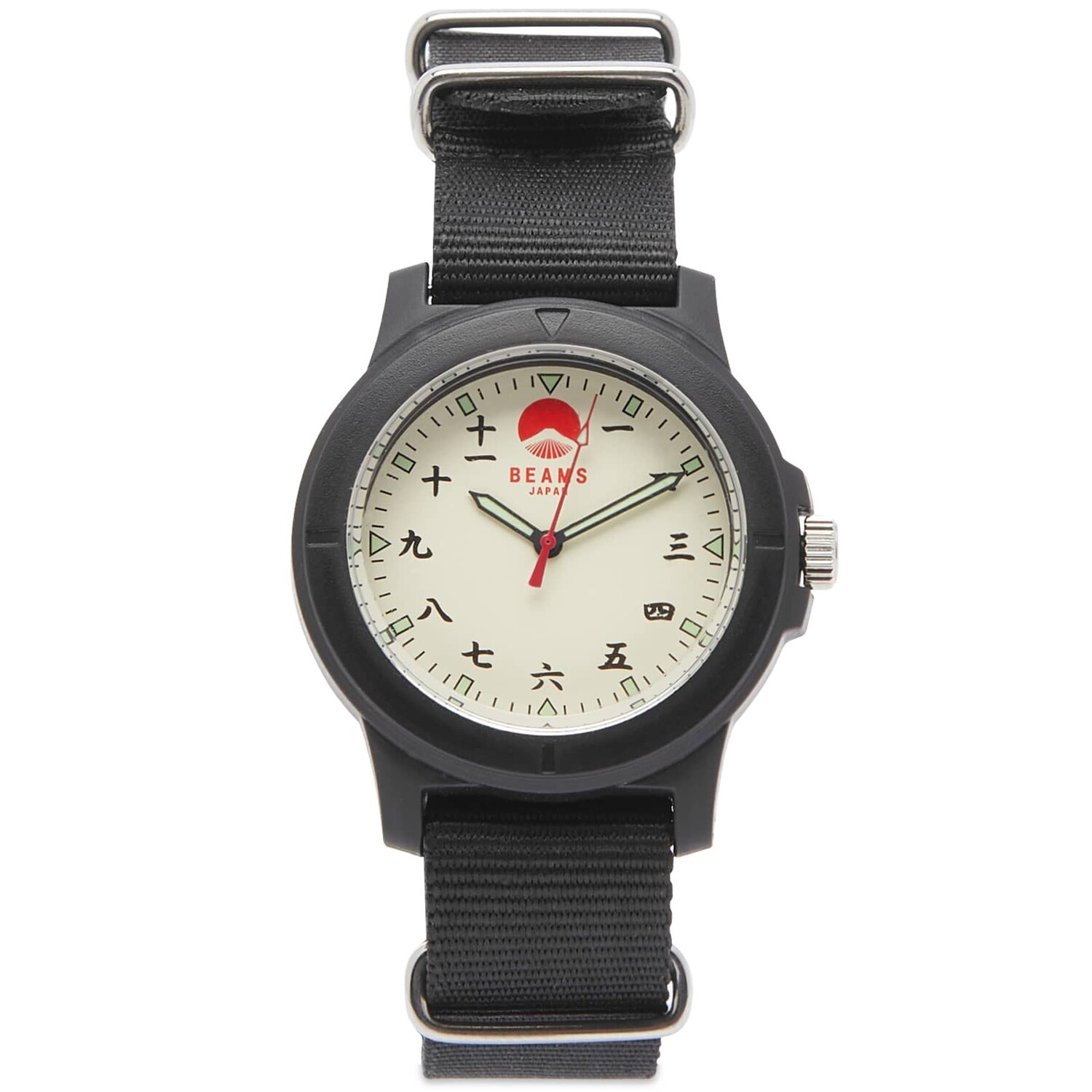 

Часы Beams Japan Kanji Number Wrist, черный