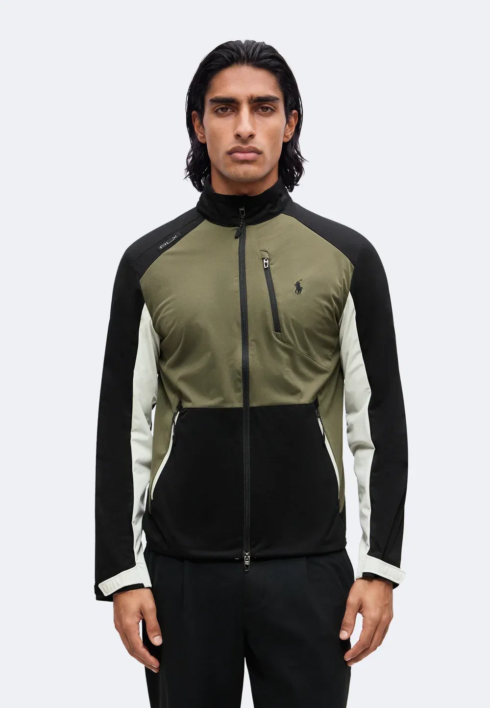 Куртка на молнии по всей длине - тренировочная куртка Polo Ralph Lauren, Ranger Green/Multi