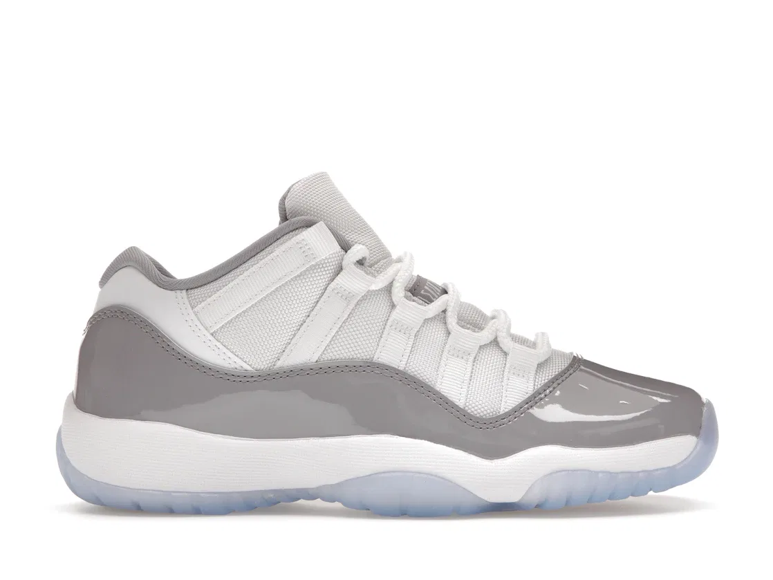 Детские кроссовки Lifestyle с принтом Jordan 11 Retro Low Jordan, White/Cement Grey/University Blue