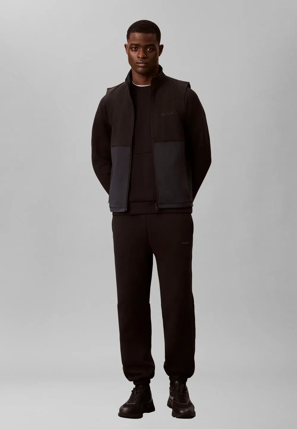 Вязаные брюки - спортивные штаны - спортивные штаны Calvin Klein, Black — фото 2