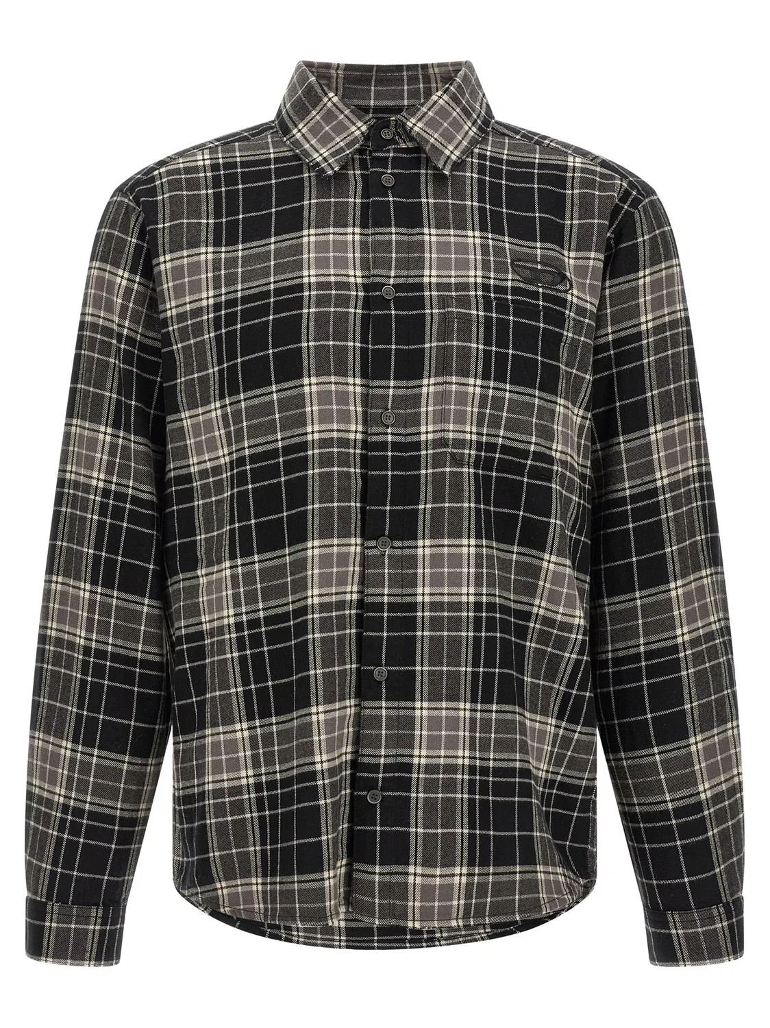 Мужская рубашка с принтом в клетку S-Simply-Hnbi Diesel, Multicolor