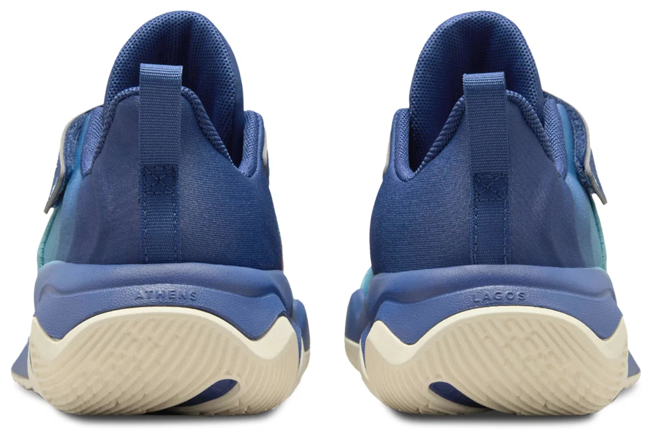 Кроссовки для мальчиков Giannis Immortality 4 Nike, цвет Denim Turquoise/Cosmic Clay/Mystc Navy — фото 3