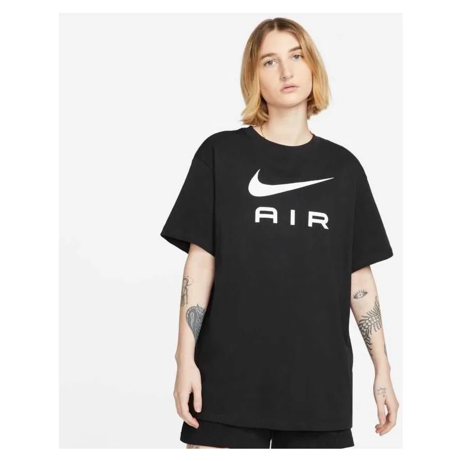 Женская футболка с логотипом Nike Air, Черный