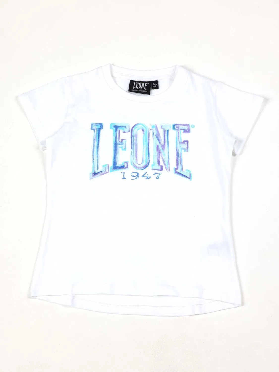 Детская хлопковая футболка с коротким рукавом Leone Blue Leone 1947 Apparel, Weiss