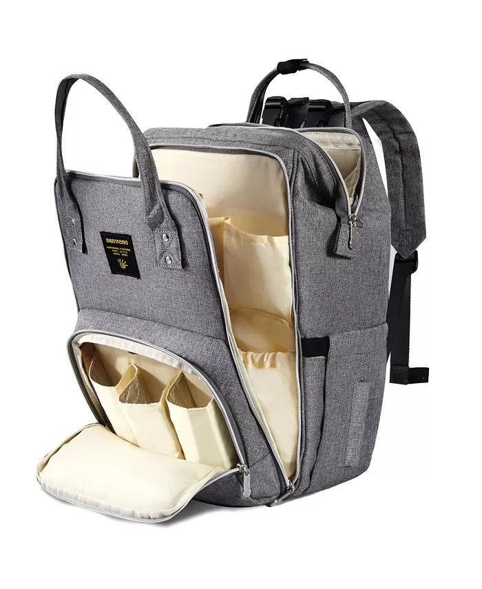 

Широкий рюкзак-сумка для пеленания с открытой рамой Sunveno, синий