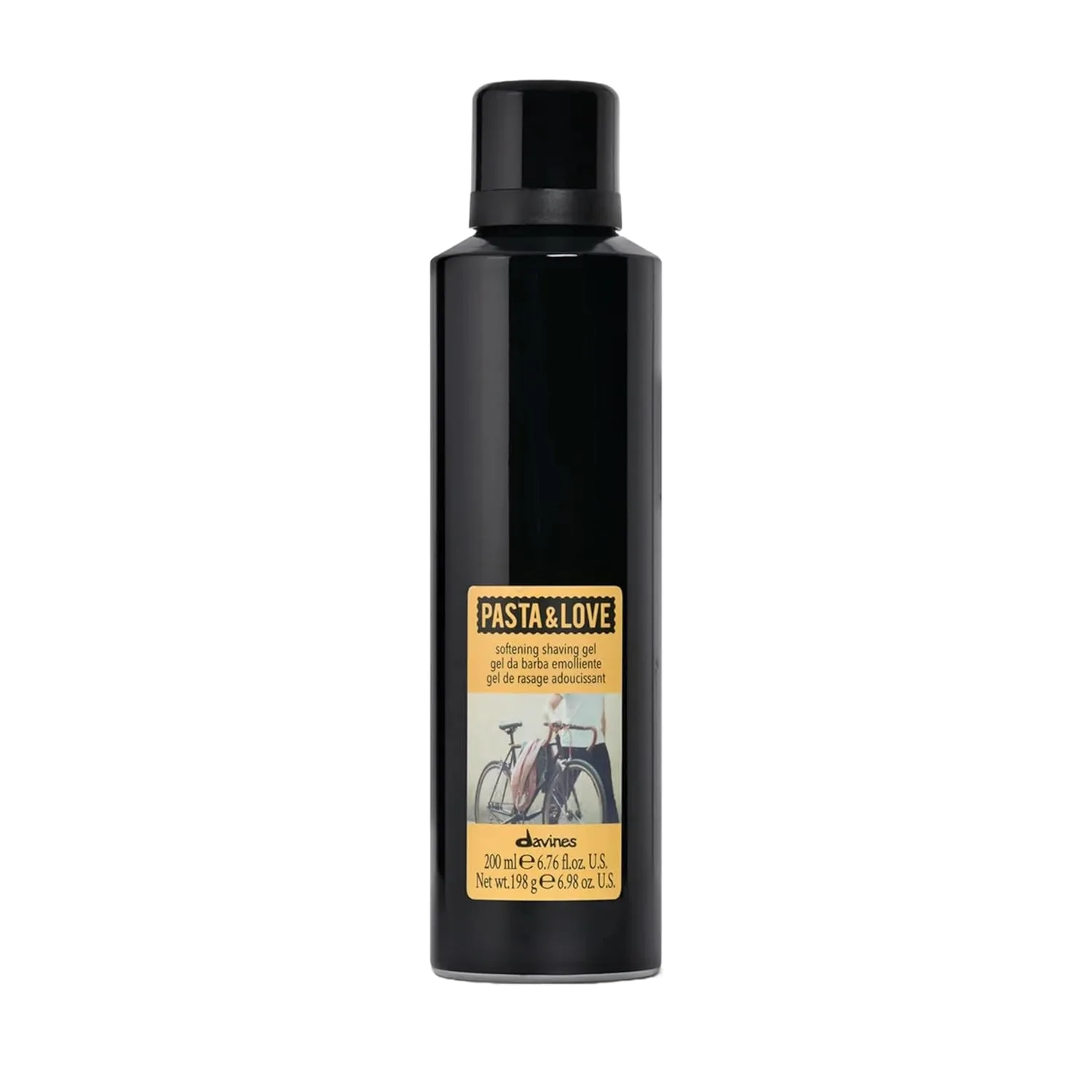 Davines Pasta & Love Смягчающий гель для бритья, насыщенный пенящийся гель для бритья - смягчает волосы для гладкого и комфортного бритья - защищает кожу от раздражения и стянутости, 200 мл