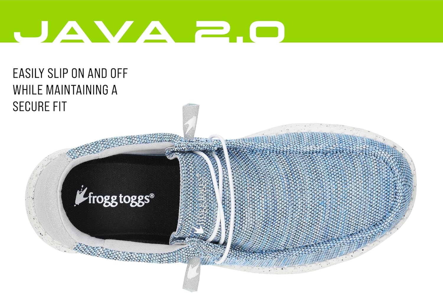 Мужские кроссовки FROGG TOGGS Java 2.0 на шнуровке, не водонепроницаемые, синий — фото 3