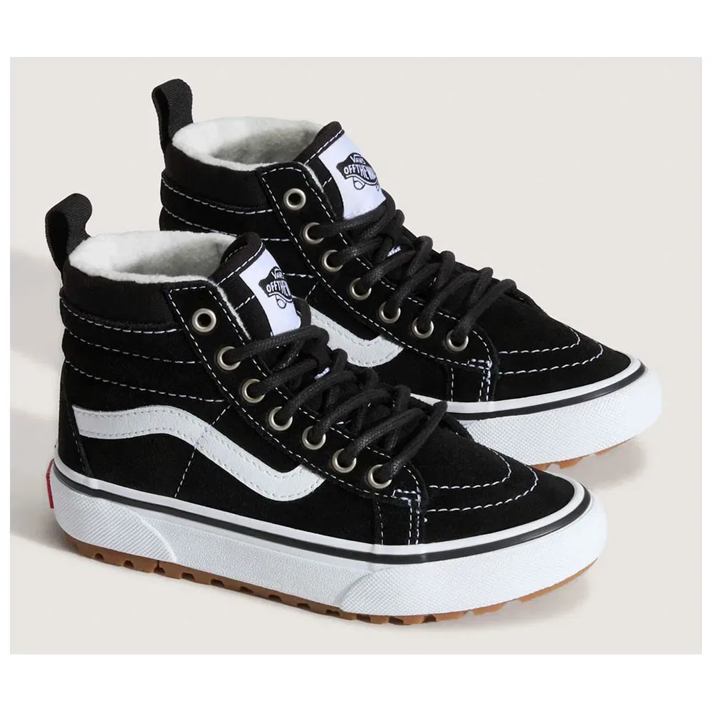 Детские кроссовки для девочек MTE Sk8-Hi Vans, Black — фото 4