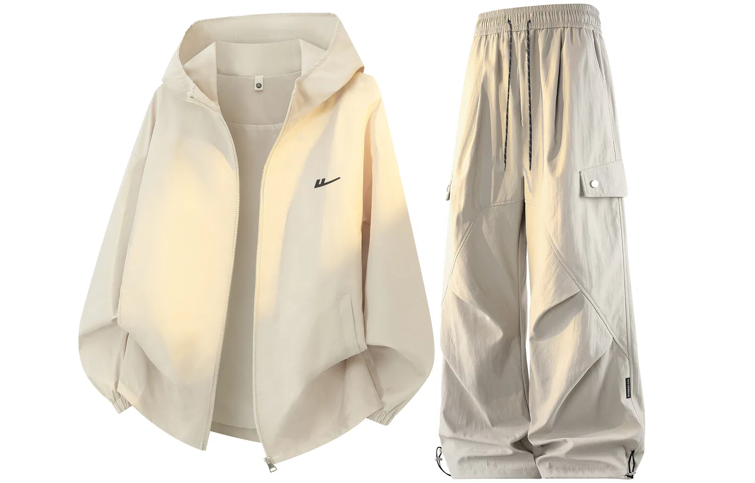 Детский комплект куртки и брюк с капюшоном, непромокаемый, Windbreaker Jacket & Pants Sets, WARRIOR