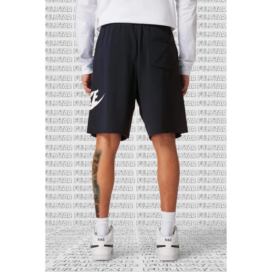 Мужские шорты свободного кроя с принтом Futura Nike Sportswear Club, L, Черный — фото 2