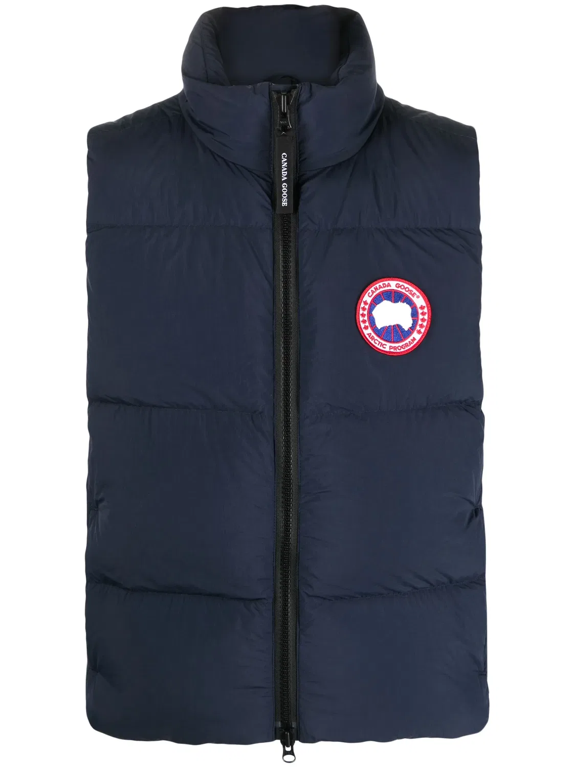 Пуховая жилетка Canada Goose, темно-синий