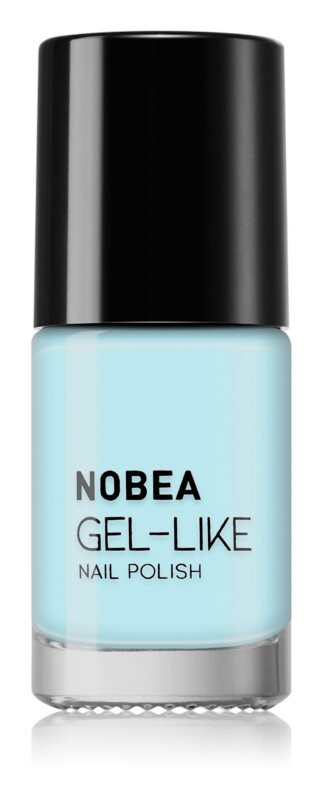 

Лак для ногтей с гелевым эффектом NOBEA Day-to-Day, оттенок #N67 Sky blue 6 мл