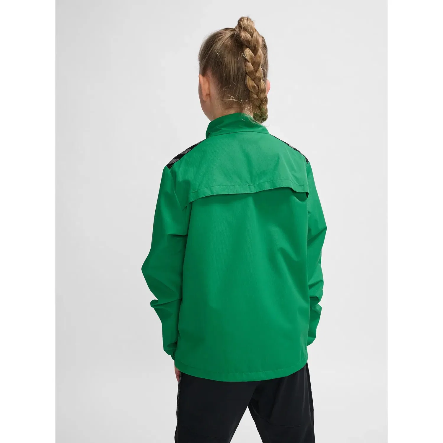 Детская тренировочная куртка Hummel Authentic, Зеленый — фото 4