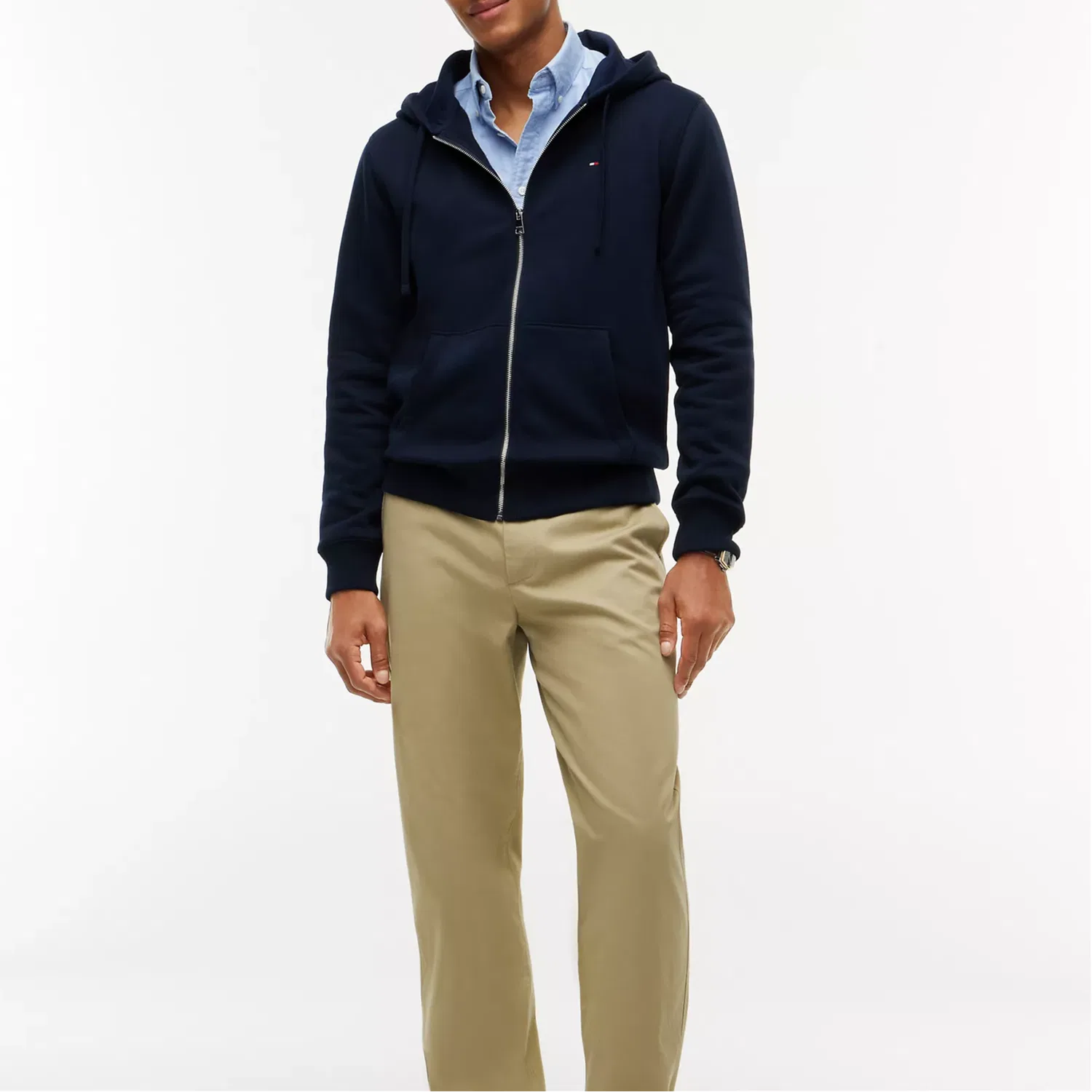 Мужской свитшот с капюшоном Tommy Hilfiger, Marine Blue — фото 3